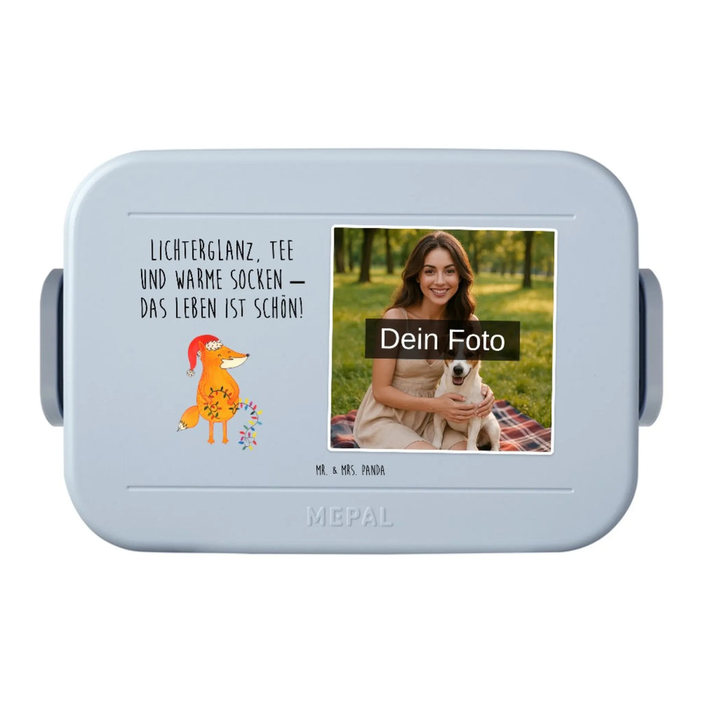 MEPAL Foto Bentobox Fuchs Weihnachten Foto Brotdose, Foto Bentobox, Foto Lunchbox, Winter, Weihnachten, Weihnachtsdeko, Nikolaus, Advent, Heiligabend, Wintermotiv, Weihnachtsmann, Füchse, Geschenk Weihnachten, Spruch schön, Weihnachtszeit, Fuchs