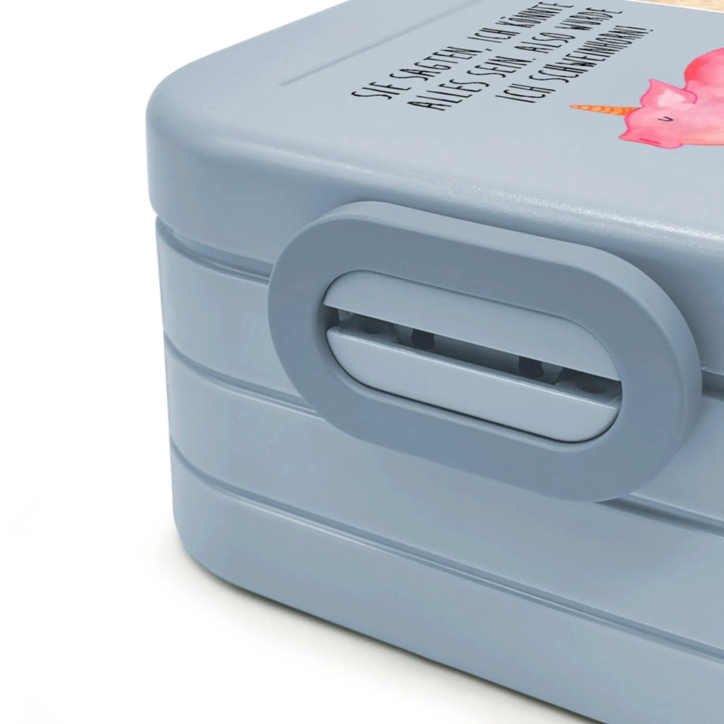 MEPAL Foto Bentobox Einhorn Schwein Foto Bentobox, Foto Lunchbox, Foto Brotdose, Einhorn, Einhörner, Einhorn Deko, Unicorn, Pig, funny, Schweinhorn, Spruch, Schwein, englisch, witzig. lustig, Spaß, english, Party, Bauer, geschenk, Piggy