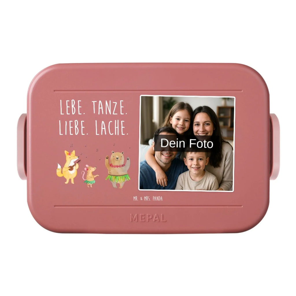 MEPAL Foto Bentobox Waldtiere Aloha Foto Lunchbox, Foto Bentobox, Foto Brotdose, Tiermotive, Gute Laune, lustige Sprüche, Tiere, Wald, Tanzen, Aloha, Igel, Lachen, Musik, Hase, Bär, Waldtiere, Leben