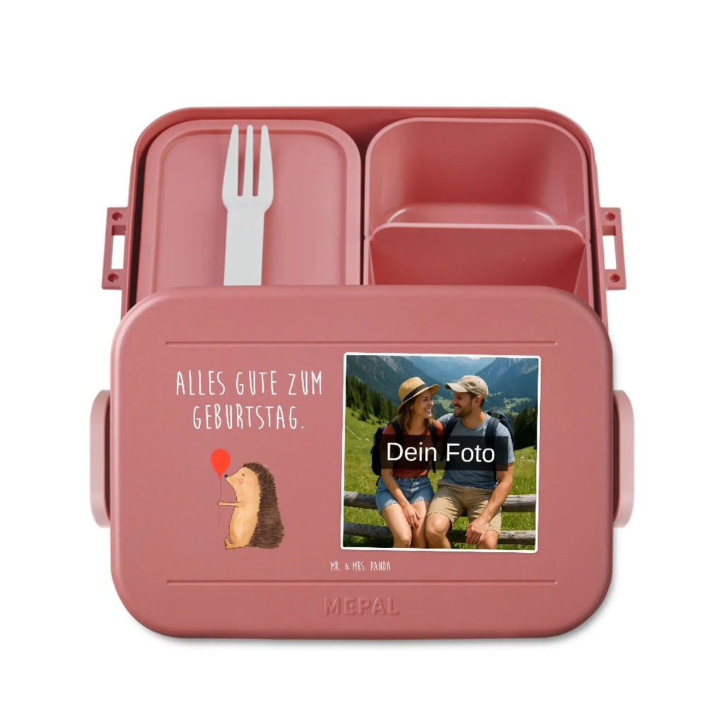 MEPAL Foto Bentobox Igel Luftballon Foto Bentobox, Foto Brotdose, Foto Lunchbox, Tiermotive, Gute Laune, lustige Sprüche, Tiere, Ballon, Geburtstag, Herzlichen Glückwunsch, Happy Birthday, Igel, Geburtstagskind, Glückwunsch