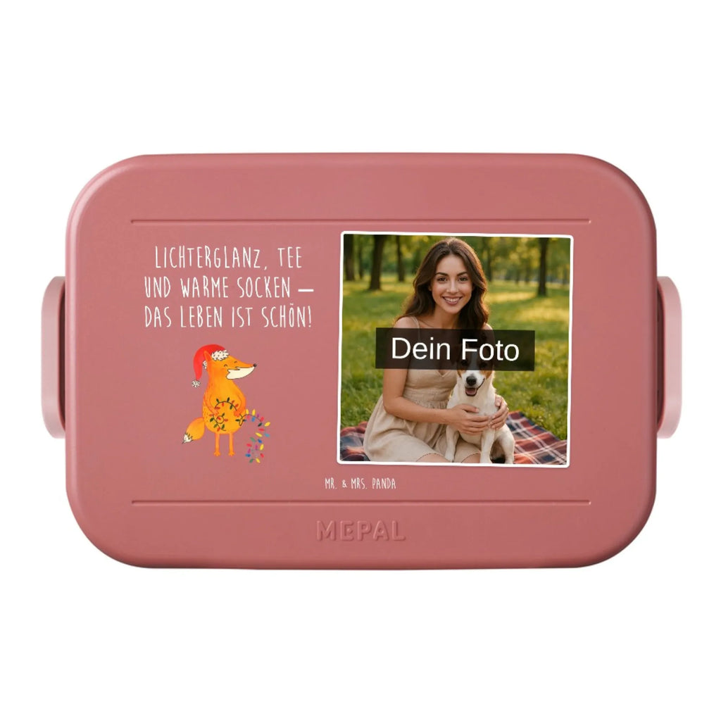 MEPAL Foto Bentobox Fuchs Weihnachten Foto Brotdose, Foto Bentobox, Foto Lunchbox, Winter, Weihnachten, Weihnachtsdeko, Nikolaus, Advent, Heiligabend, Wintermotiv, Weihnachtsmann, Füchse, Geschenk Weihnachten, Spruch schön, Weihnachtszeit, Fuchs