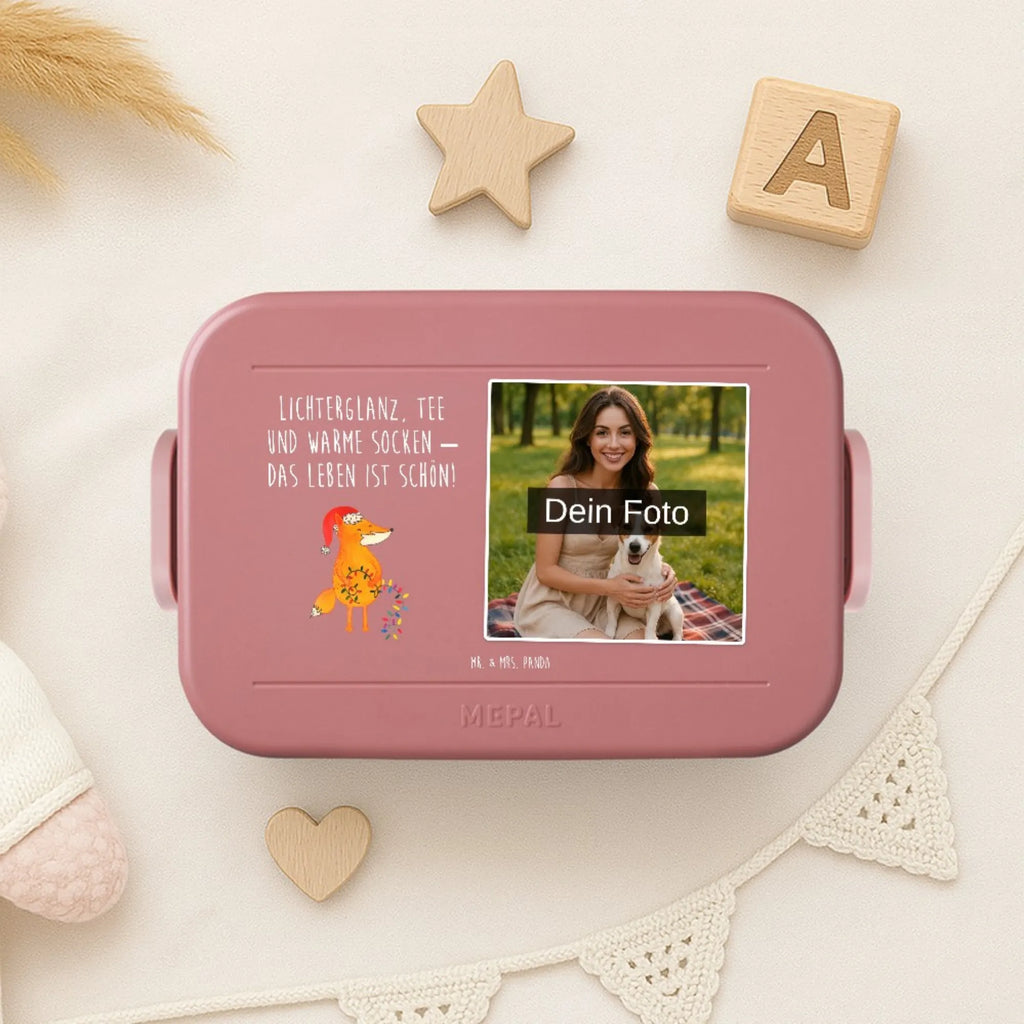 MEPAL Foto Bentobox Fuchs Weihnachten Foto Brotdose, Foto Bentobox, Foto Lunchbox, Winter, Weihnachten, Weihnachtsdeko, Nikolaus, Advent, Heiligabend, Wintermotiv, Weihnachtsmann, Füchse, Geschenk Weihnachten, Spruch schön, Weihnachtszeit, Fuchs