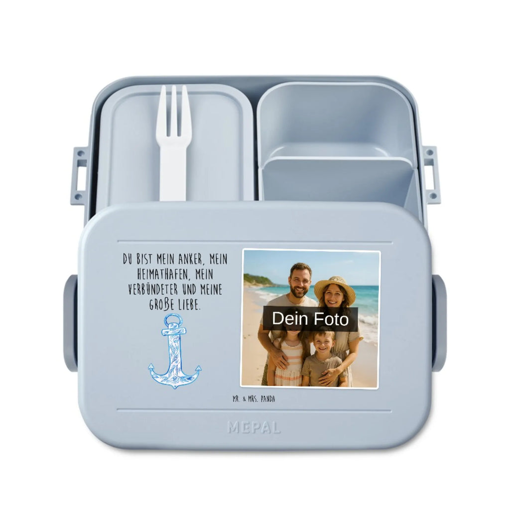 MEPAL Foto Bentobox Anker Blau Foto Brotdose, Foto Bentobox, Foto Lunchbox, Tiermotive, Gute Laune, lustige Sprüche, Tiere