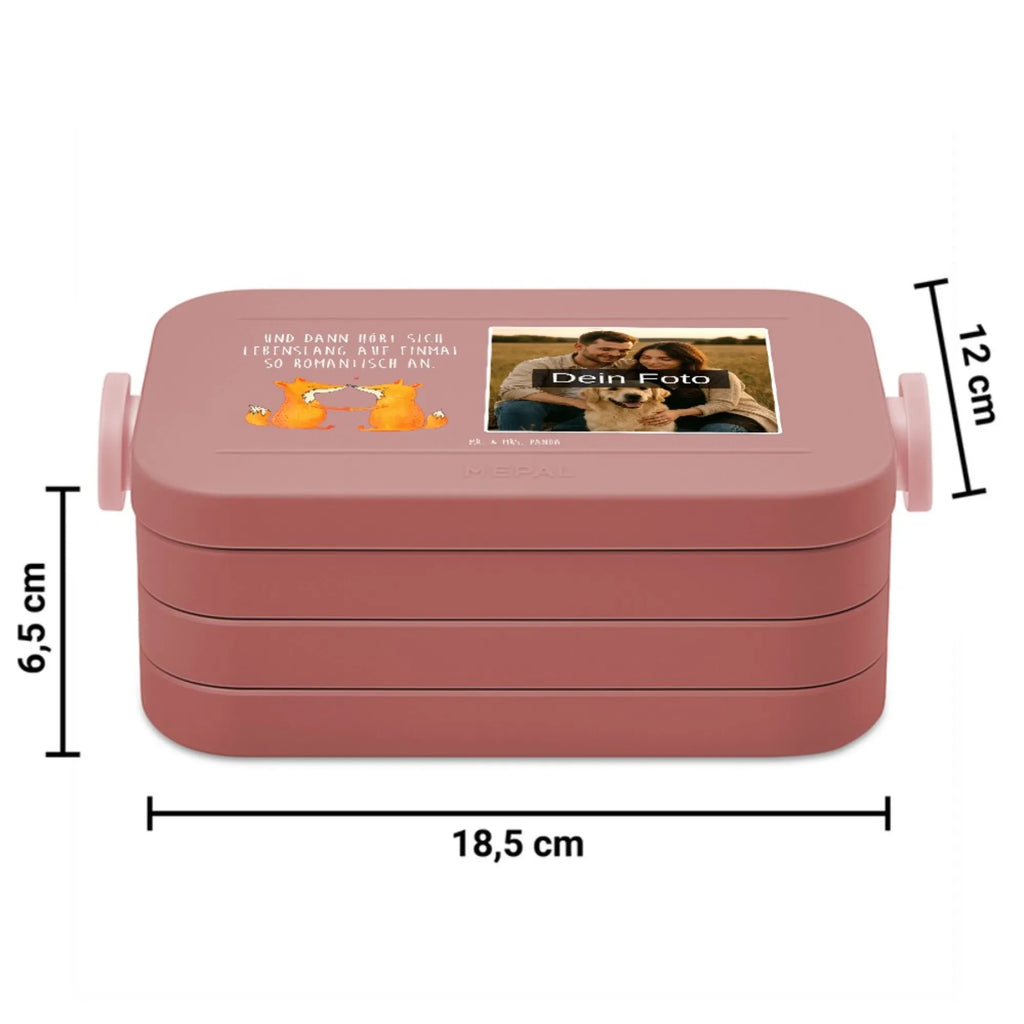 MEPAL Foto Bentobox Füchse Liebe Foto Lunchbox, Foto Brotdose, Foto Bentobox, Fuchs, Fox, Verlobte, Füchse, Ehe, Ehefrau, Ehemann, Freund, Partner, Paar, Freundin, Liebespaar, Liebe, Liebesbeweis