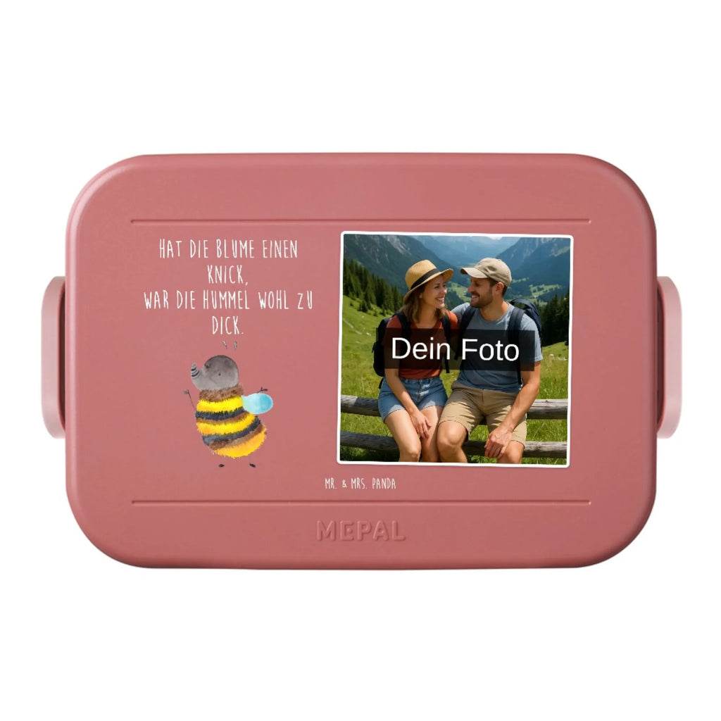 MEPAL Foto Bentobox Hummel flauschig Foto Bentobox, Foto Brotdose, Foto Lunchbox, Tiermotive, Gute Laune, lustige Sprüche, Tiere, Blume, Hummel, Flauschig, Natur, Biene