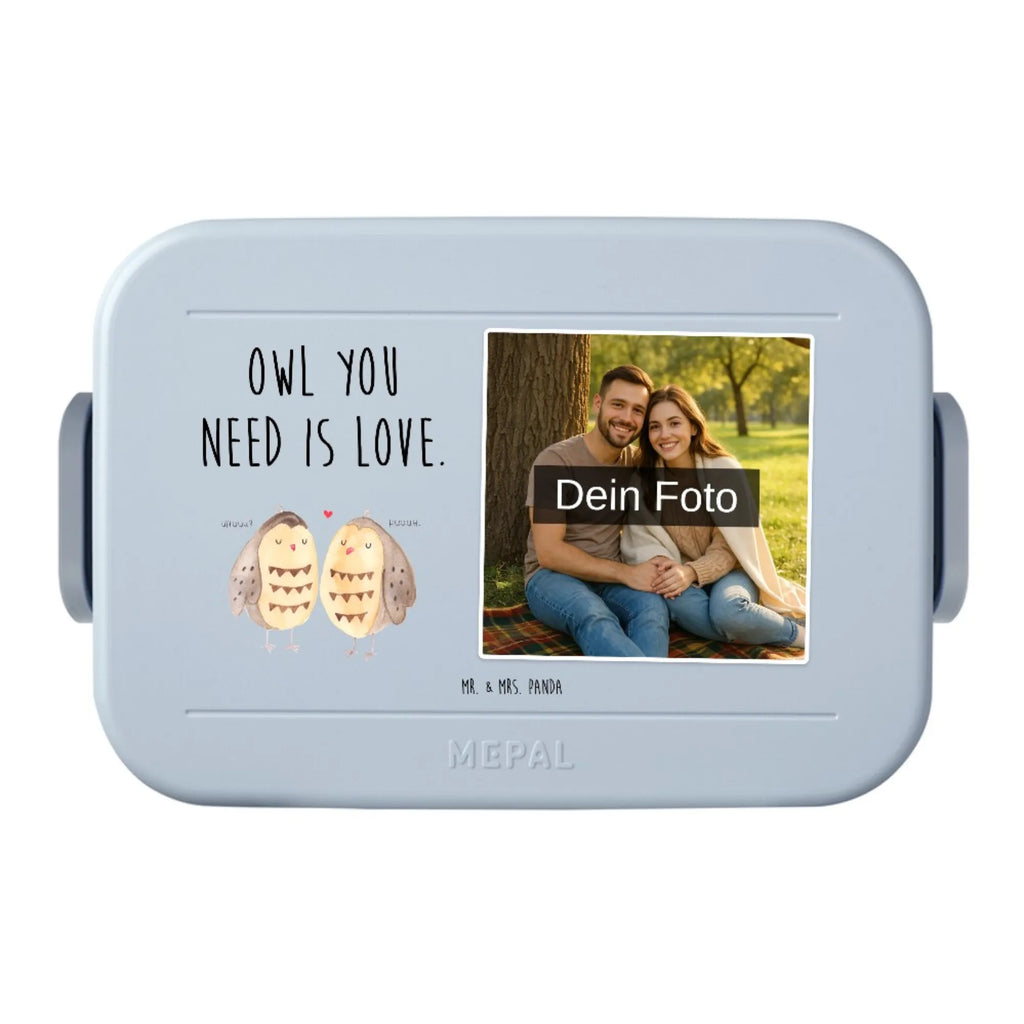 MEPAL Foto Bentobox Eulen Liebe Foto Brotdose, Foto Lunchbox, Foto Bentobox, Eule, Liebe Spruch, Freundin Geschenk, Owl, All you need is love, Eule Deko, Hochzeit Spruch, Wortspiel lustig, Freund, Liebe