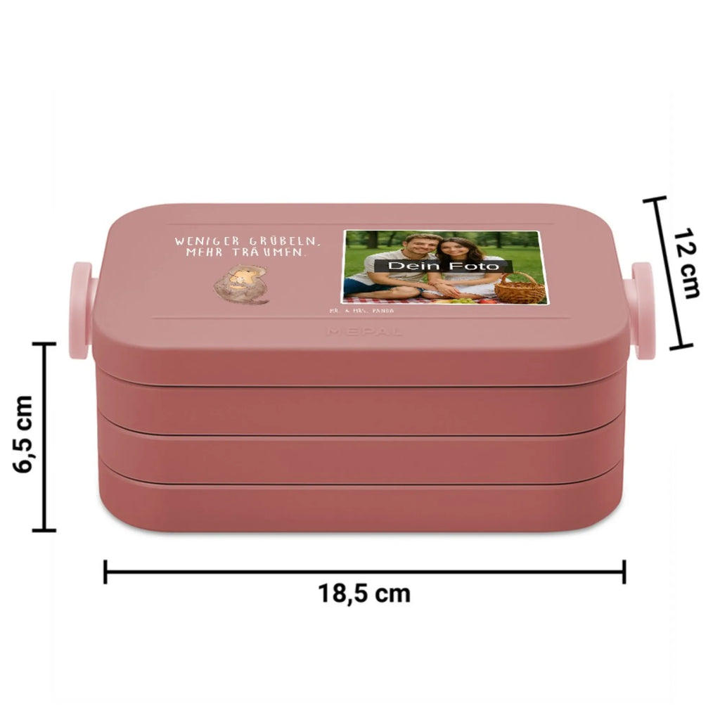 MEPAL Foto Bentobox Otter Muschel Foto Lunchbox, Foto Bentobox, Foto Brotdose, Otter, Fischotter, Seeotter, Otterliebe, Tagträumen, Motivation, träumen, grübeln, Büro