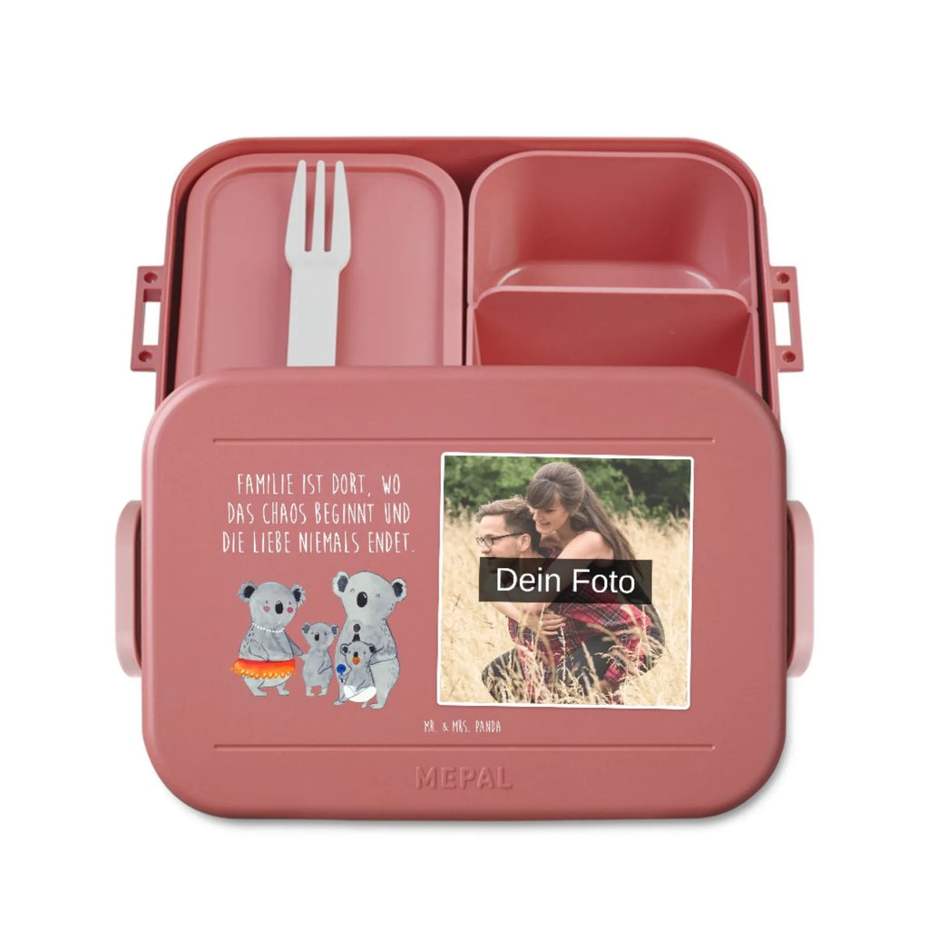 MEPAL Foto Bentobox Koala Familie Foto Brotdose, Foto Bentobox, Foto Lunchbox, Familie, Vatertag, Muttertag, Bruder, Schwester, Mama, Papa, Oma, Opa, Koala, Geschwister, Familienleben, Kinder, Koalas, Family