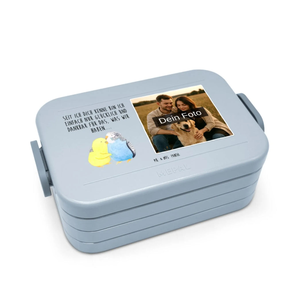 MEPAL Foto Bentobox Wellensittich Liebe Foto Bentobox, Foto Lunchbox, Foto Brotdose, Liebe, Partner, Freund, Freundin, Ehemann, Ehefrau, Heiraten, Verlobung, Heiratsantrag, Liebesgeschenk, Jahrestag, Hocheitstag, Vögel, Vertrauen, Nähe, Wellensittich, Kuscheln