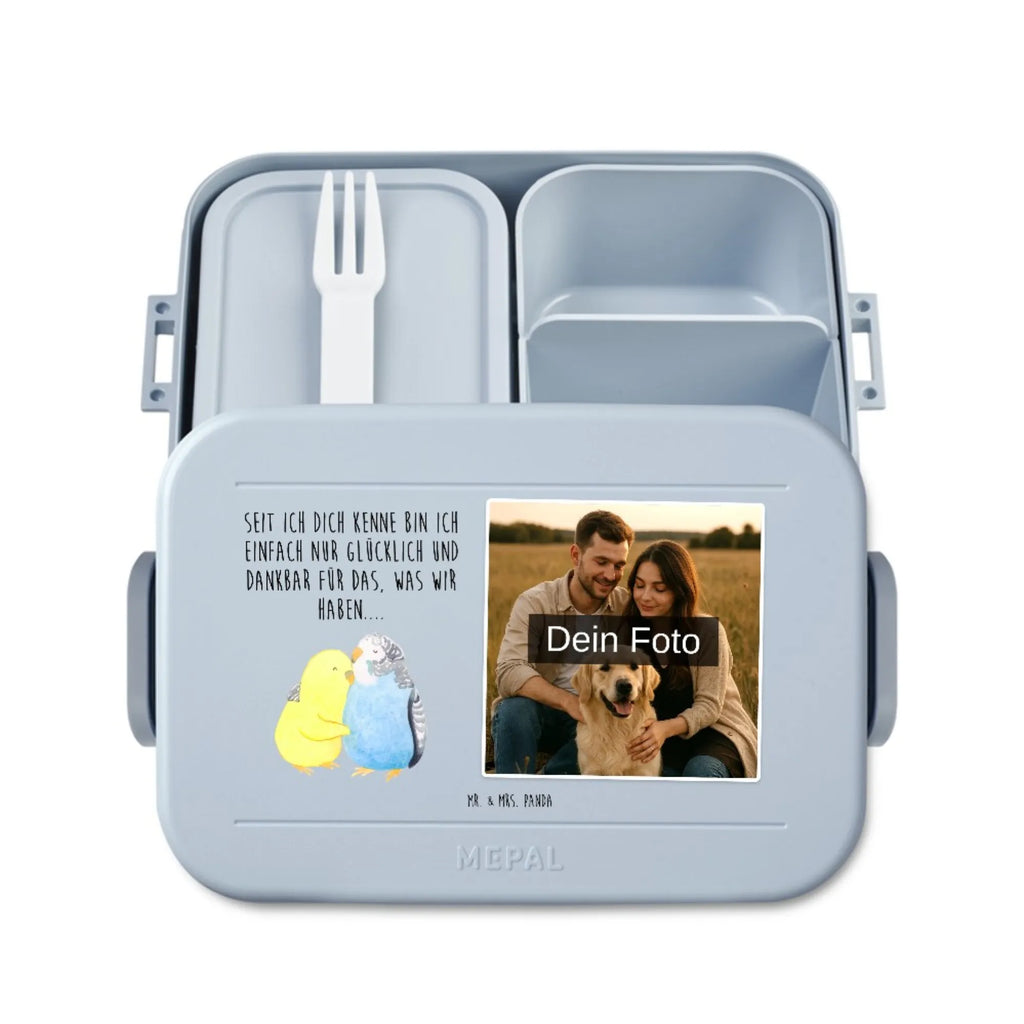 MEPAL Foto Bentobox Wellensittich Liebe Foto Bentobox, Foto Lunchbox, Foto Brotdose, Liebe, Partner, Freund, Freundin, Ehemann, Ehefrau, Heiraten, Verlobung, Heiratsantrag, Liebesgeschenk, Jahrestag, Hocheitstag, Vögel, Vertrauen, Nähe, Wellensittich, Kuscheln