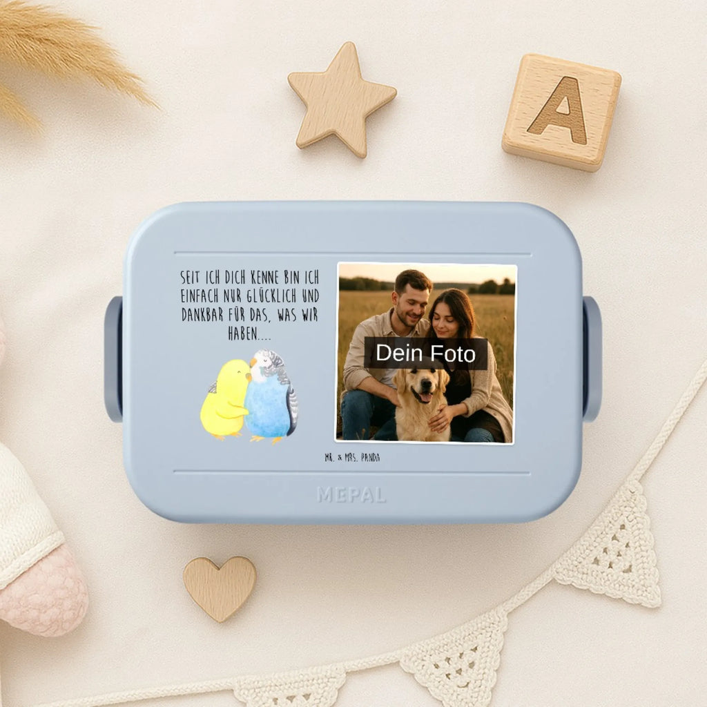 MEPAL Foto Bentobox Wellensittich Liebe Foto Bentobox, Foto Lunchbox, Foto Brotdose, Liebe, Partner, Freund, Freundin, Ehemann, Ehefrau, Heiraten, Verlobung, Heiratsantrag, Liebesgeschenk, Jahrestag, Hocheitstag, Vögel, Vertrauen, Nähe, Wellensittich, Kuscheln