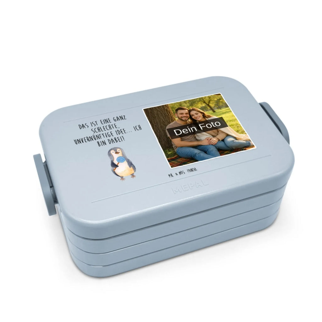 MEPAL Foto Bentobox Pinguin Lolli Foto Brotdose, Foto Lunchbox, Foto Bentobox, Pinguin, Süßigkeiten, Rabauke, Blödsinn, Pinguine, Ganove, Gauner, Spruch, Rebell, Lolli