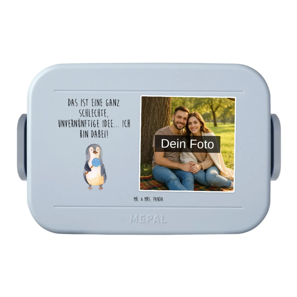 MEPAL Foto Bentobox Pinguin Lolli Foto Brotdose, Foto Lunchbox, Foto Bentobox, Pinguin, Süßigkeiten, Rabauke, Blödsinn, Pinguine, Ganove, Gauner, Spruch, Rebell, Lolli