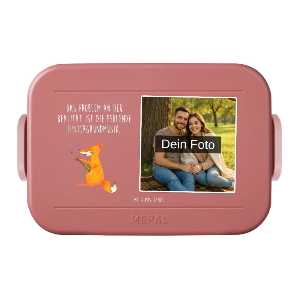 MEPAL Foto Bentobox Fuchs Gitarre Foto Bentobox, Foto Lunchbox, Foto Brotdose, Fuchs, Musik Spruch, Geschenk Musiker, Füchse, Sänger, Sängerin, Musikerin, Gitarre