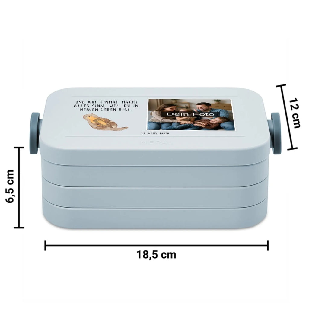 MEPAL Foto Bentobox Otter Kind Foto Bentobox, Foto Lunchbox, Foto Brotdose, Otter, Fischotter, Seeotter, Otter Seeotter See Otter