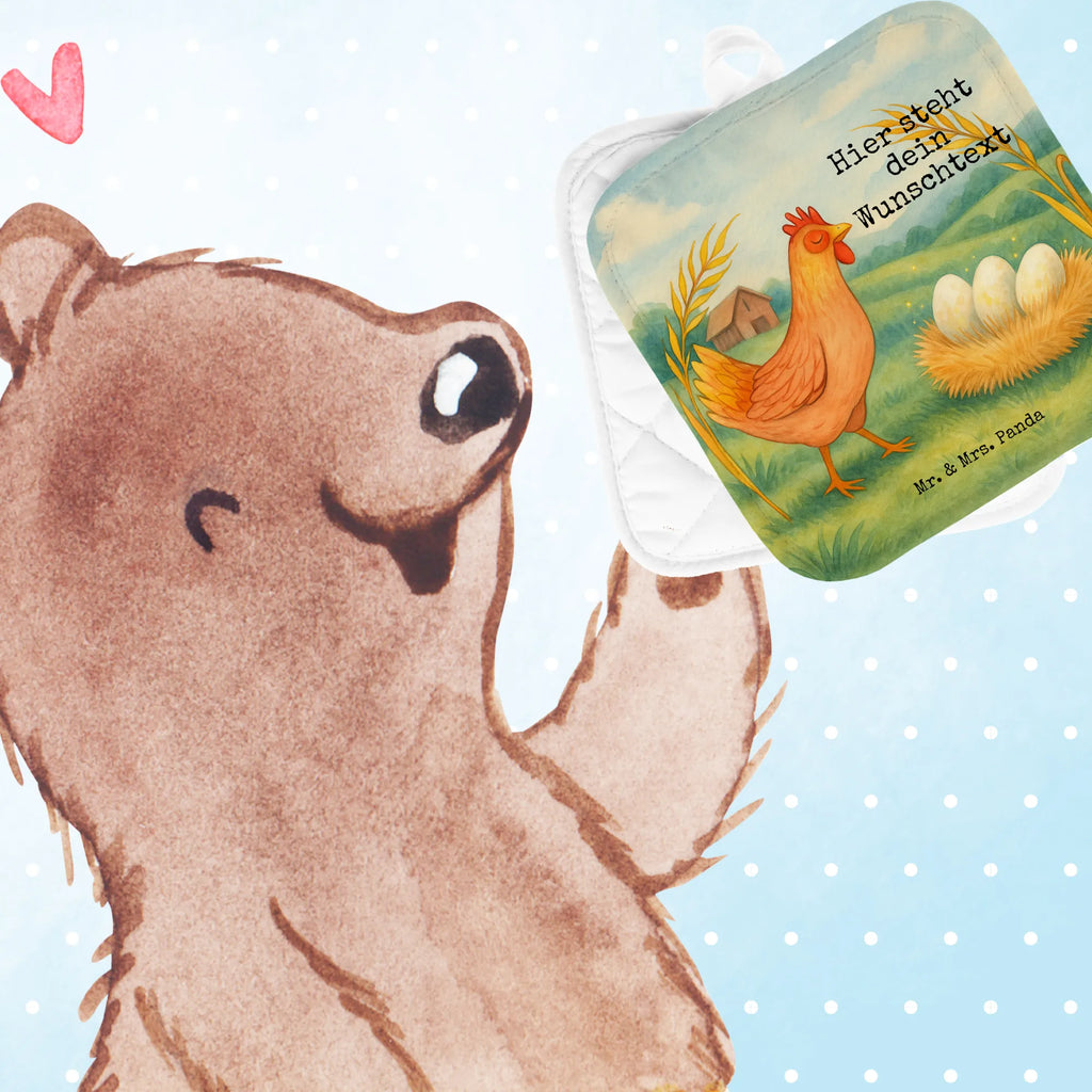 Personalisierte Topflappen Huhn Stolz Design Personalisierter Ofenhandschuh, Personalisierte Topfuntersetzer, Namensaufdruck, Topflappen mit Namen, Topflappen Set personalisiert, Topflappen personalisiert, Bauernhof, Hoftiere, Landwirt, Landwirtin, Hühner, Hof, Motivation, Magie, Eier, Geburt, Spruch, Hahn, Schwangerschaft, Henne, Landleben