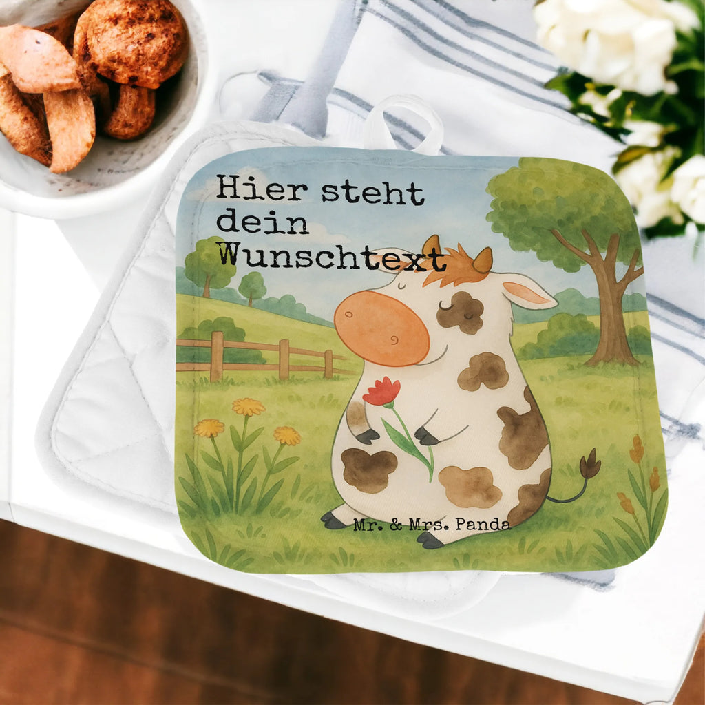 Personalisierte Topflappen Kuh Design Topflappen mit Namen, Personalisierter Ofenhandschuh, Topflappen Set personalisiert, Topflappen personalisiert, Personalisierte Topfuntersetzer, Namensaufdruck, Bauernhof, Hoftiere, Landwirt, Landwirtin, Magie, Spruch, Milchkuh, Kuh, Flausen, Milch, Motivtion, Kühe, Träume, Hof