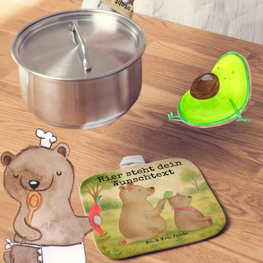 Personalisierte Topflappen Bär Kind Design Personalisierter Ofenhandschuh, Namensaufdruck, Topflappen personalisiert, Topflappen mit Namen, Topflappen Set personalisiert, Personalisierte Topfuntersetzer, Familie, Vatertag, Muttertag, Bruder, Schwester, Mama, Papa, Oma, Opa, Mutter, Geschenk, Mutti