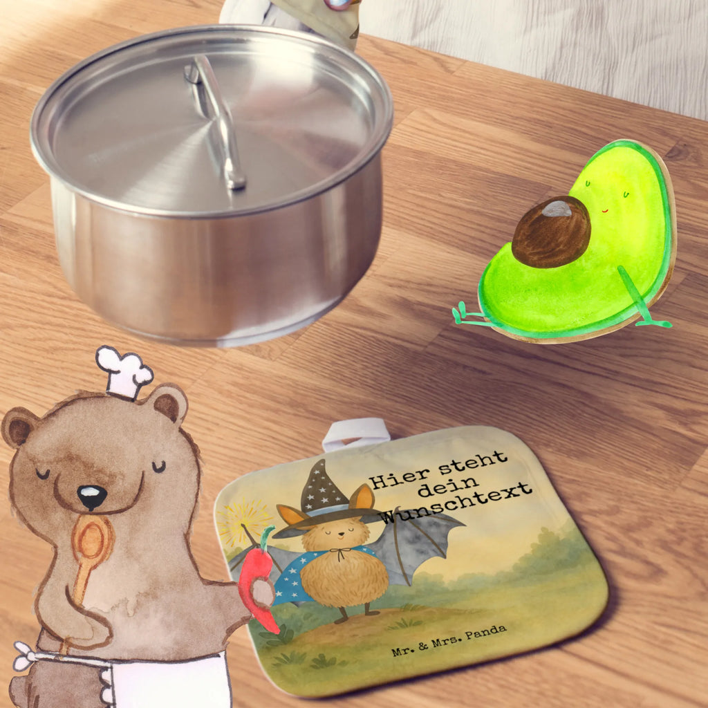 Personalisierte Topflappen Fledermaus Zauberer Design Topflappen personalisiert, Namensaufdruck, Personalisierte Topfuntersetzer, Topflappen mit Namen, Topflappen Set personalisiert, Personalisierter Ofenhandschuh, Tiermotive, Gute Laune, lustige Sprüche, Tiere, Fledermaus, reinsteigern, Fledermäuse, Frauen, Magier, Zauberer