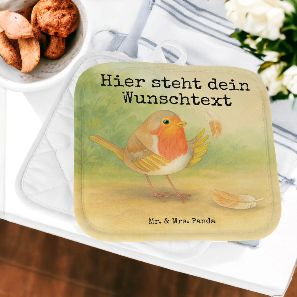 Personalisierte Topflappen Rotkehlchen Federn Design Namensaufdruck, Topflappen Set personalisiert, Personalisierte Topfuntersetzer, Personalisierter Ofenhandschuh, Topflappen mit Namen, Topflappen personalisiert, Tiermotive, Gute Laune, lustige Sprüche, Tiere, Spruch Mut, What if i fall, Motivationsbilder, Motivation Sprüche, fliegen, Spruch Motivation, Vogel, Rotkehlchen