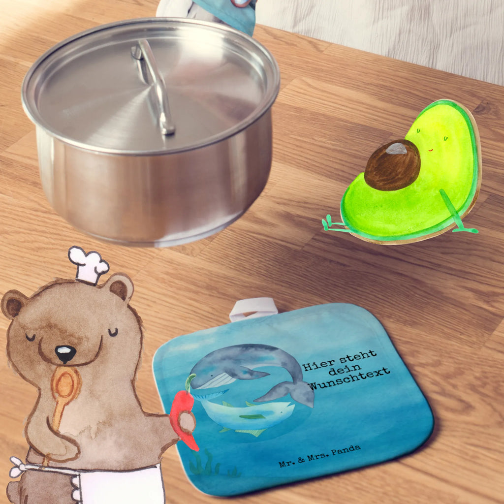 Personalisierte Topflappen Walfisch Thunfisch Design Topflappen Set personalisiert, Topflappen personalisiert, Namensaufdruck, Personalisierter Ofenhandschuh, Topflappen mit Namen, Personalisierte Topfuntersetzer, Tiermotive, Gute Laune, lustige Sprüche, Tiere, Witz, Wortwitz lustig, Wal, Flachwitz Geschenk, Spruch des Tages, Spruch lustig, Flachwitz, Tunfisch, Wahl