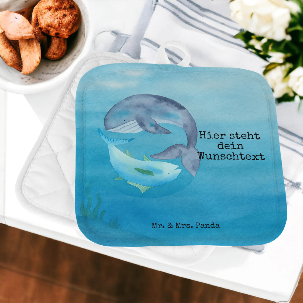 Personalisierte Topflappen Walfisch Thunfisch Design Topflappen Set personalisiert, Topflappen personalisiert, Namensaufdruck, Personalisierter Ofenhandschuh, Topflappen mit Namen, Personalisierte Topfuntersetzer, Tiermotive, Gute Laune, lustige Sprüche, Tiere, Witz, Wortwitz lustig, Wal, Flachwitz Geschenk, Spruch des Tages, Spruch lustig, Flachwitz, Tunfisch, Wahl