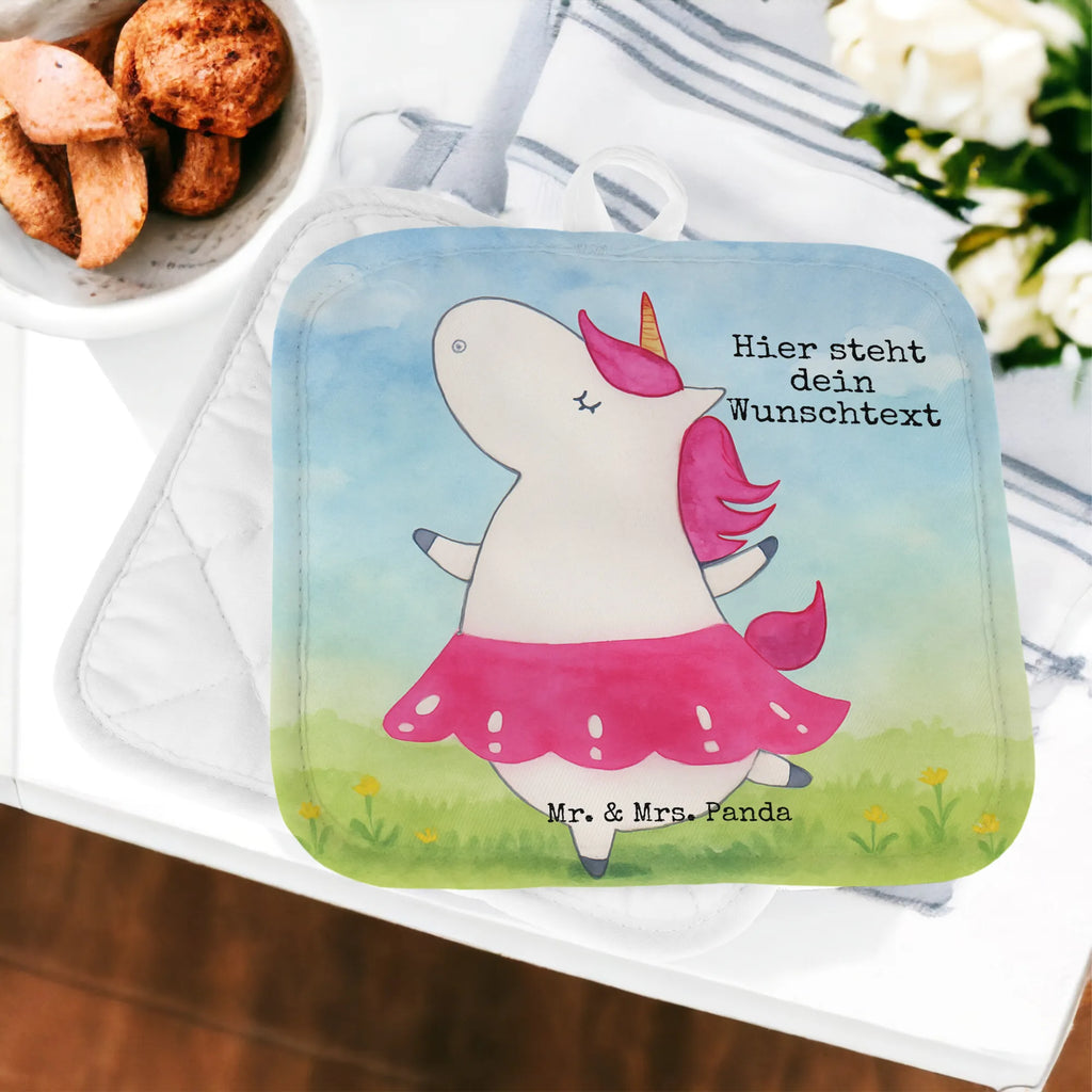 Personalisierte Topflappen Einhorn Ballerina Design Topflappen Set personalisiert, Topflappen personalisiert, Topflappen mit Namen, Namensaufdruck, Personalisierter Ofenhandschuh, Personalisierte Topfuntersetzer, Einhorn, Einhörner, Einhorn Deko, Unicorn, Feiern, Spaß, Ballerina, Lebensfreude, Geburtstag, Tänzerin, Lebenslust, Wohnung, Party, Tanzen