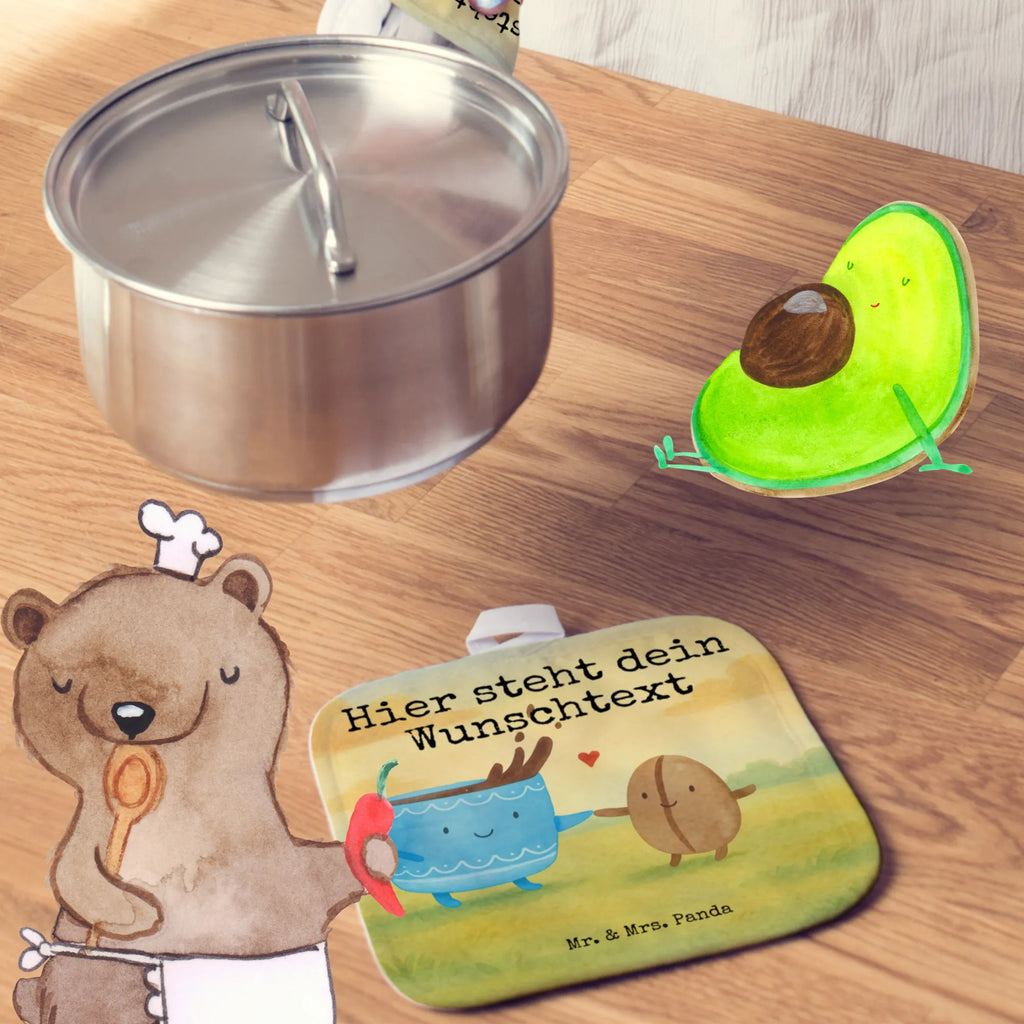 Personalisierte Topflappen Kaffee Bohne Design Personalisierte Topfuntersetzer, Namensaufdruck, Topflappen Set personalisiert, Personalisierter Ofenhandschuh, Topflappen personalisiert, Topflappen mit Namen, Tiermotive, Gute Laune, lustige Sprüche, Tiere, Zufriedenheit, Kaffeebohne, Kaffee, Genuss, Glück