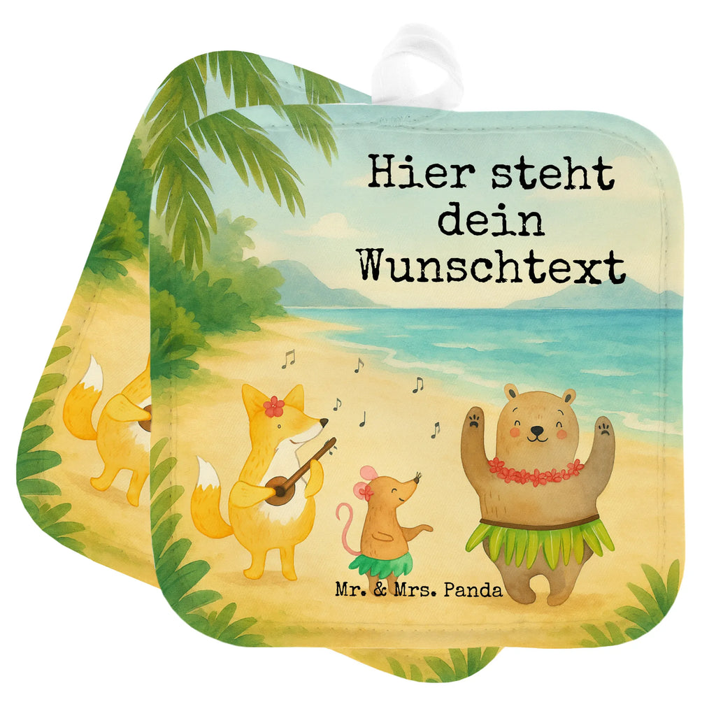 Personalisierte Topflappen Waldtiere Aloha Design Topflappen personalisiert, Personalisierte Topfuntersetzer, Personalisierter Ofenhandschuh, Topflappen Set personalisiert, Namensaufdruck, Topflappen mit Namen, Tiermotive, Gute Laune, lustige Sprüche, Tiere, Musik, Aloha, Wald, Waldtiere, Bär, Hase, Tanzen, Lachen, Leben, Igel