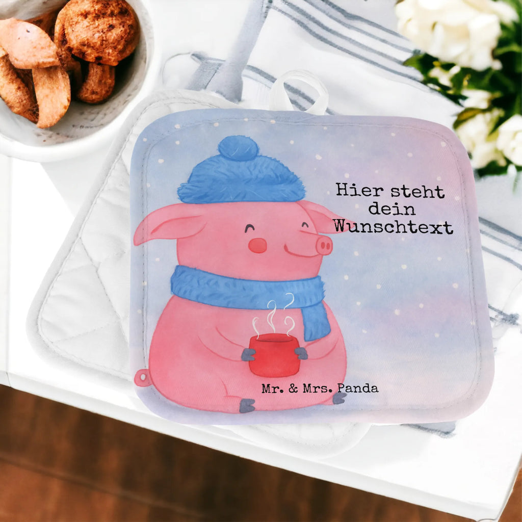 Personalisierte Topflappen Schwein Glühwein Design Personalisierte Topfuntersetzer, Personalisierter Ofenhandschuh, Namensaufdruck, Topflappen mit Namen, Topflappen Set personalisiert, Topflappen personalisiert, Winter, Weihnachten, Weihnachtsdeko, Nikolaus, Advent, Heiligabend, Wintermotiv, Weihnachtsmarkt, Glühwein, Glühschwein, Punsch