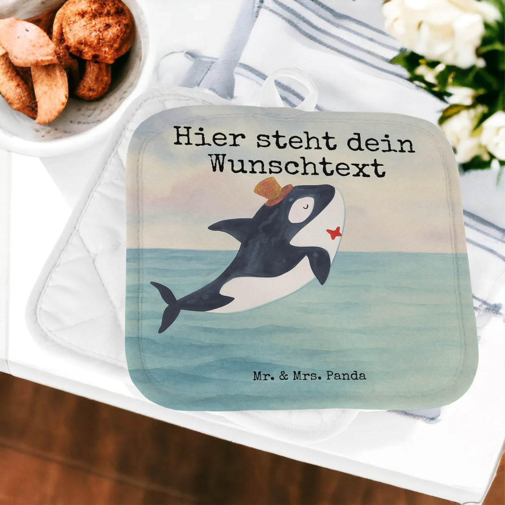 Personalisierte Topflappen Orca Zylinder Design Personalisierte Topfuntersetzer, Topflappen Set personalisiert, Personalisierter Ofenhandschuh, Namensaufdruck, Topflappen mit Namen, Topflappen personalisiert, Meerestiere, Meer, Urlaub, Geburtstag, Konfetti, Glitzer, Orca, Fest, Feier, Glitter, Glückwunsch, Fete, Narwal