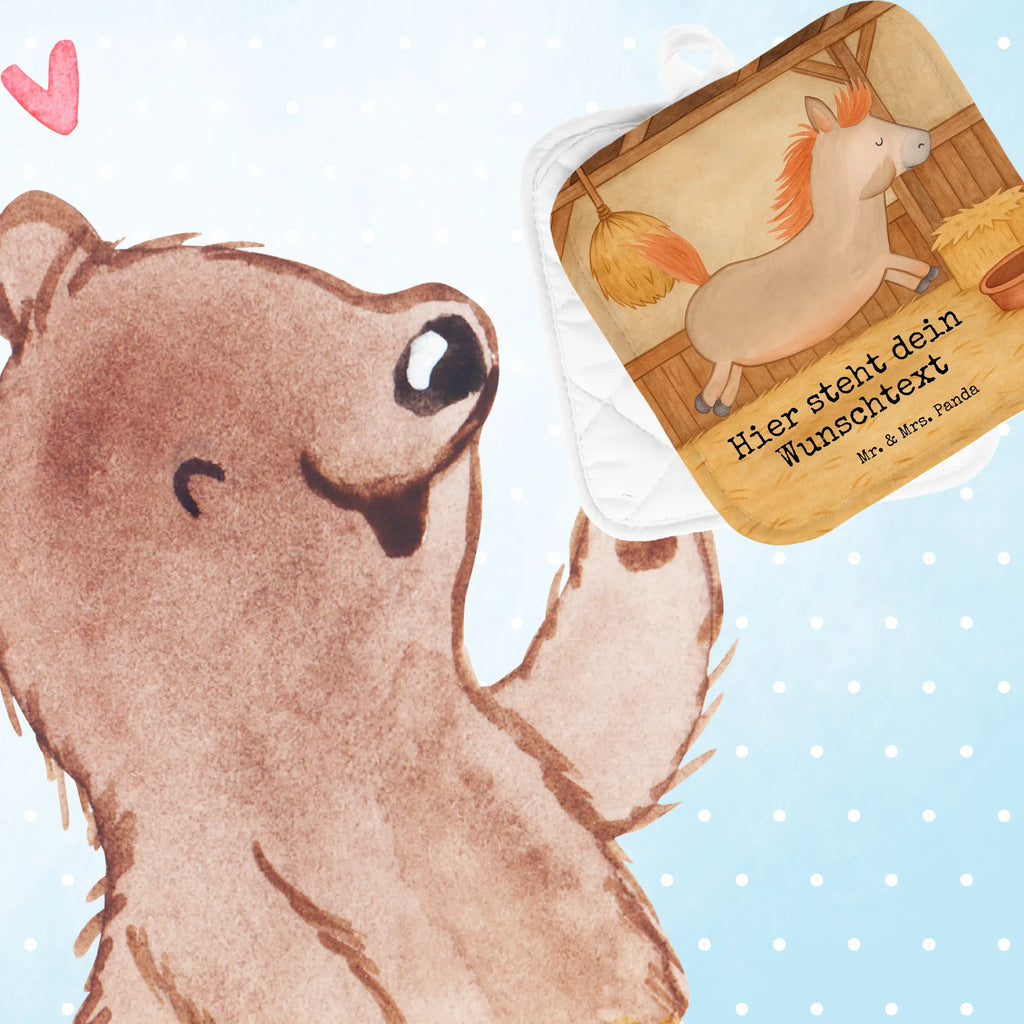 Personalisierte Topflappen Pferd Springen Design Personalisierter Ofenhandschuh, Personalisierte Topfuntersetzer, Topflappen personalisiert, Namensaufdruck, Topflappen Set personalisiert, Topflappen mit Namen, Bauernhof, Hoftiere, Landwirt, Landwirtin, Pferd, Stall, Pferde, Pony, reiten, Pferdebesitzer, Pferdestall, ausreiten