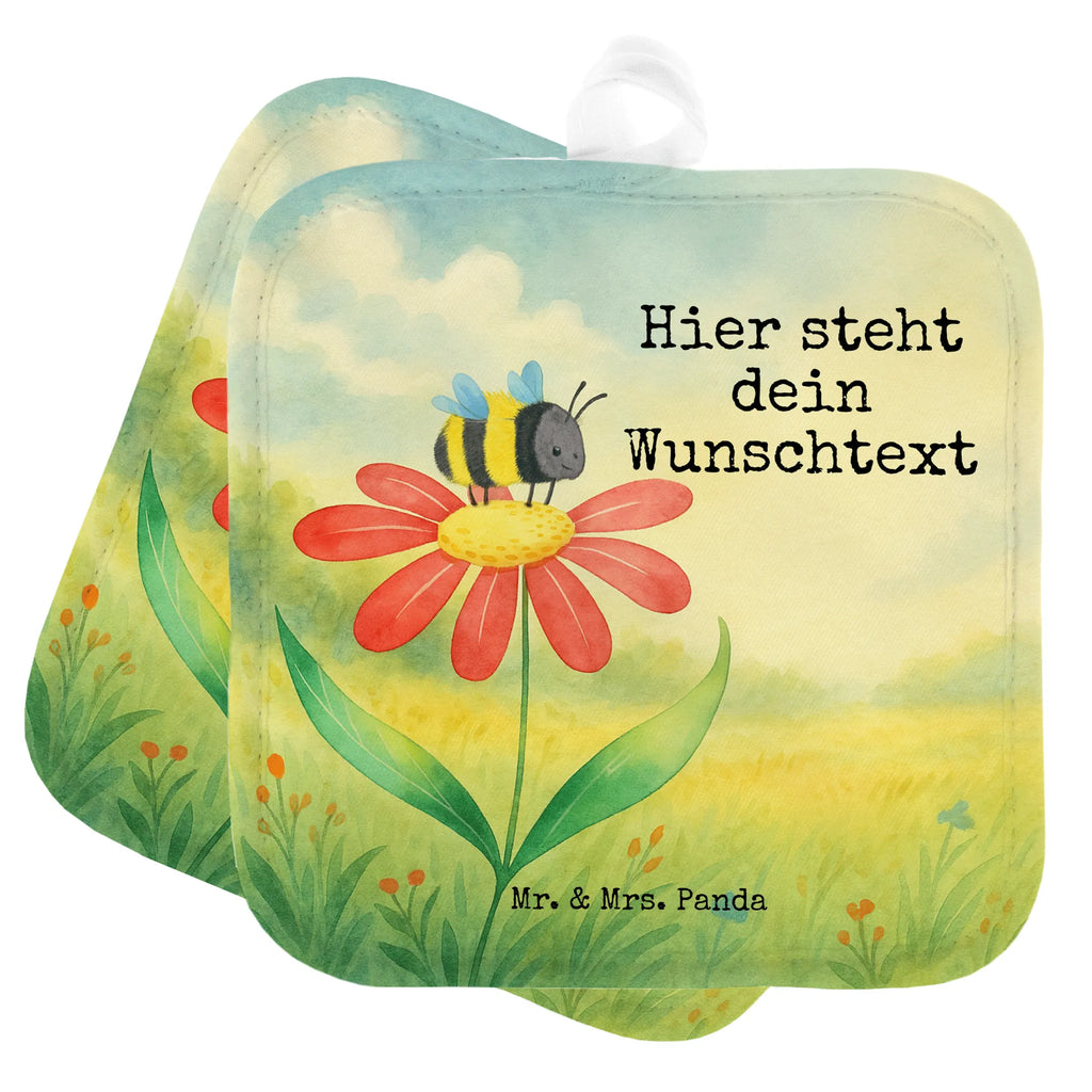Personalisierte Topflappen Hummel Blume Design Topflappen personalisiert, Personalisierte Topfuntersetzer, Personalisierter Ofenhandschuh, Namensaufdruck, Topflappen mit Namen, Topflappen Set personalisiert, Tiermotive, Gute Laune, lustige Sprüche, Tiere, Blume, Hummel, Wespe, Flauschig, Hummeln, Feld, Natur, Biene