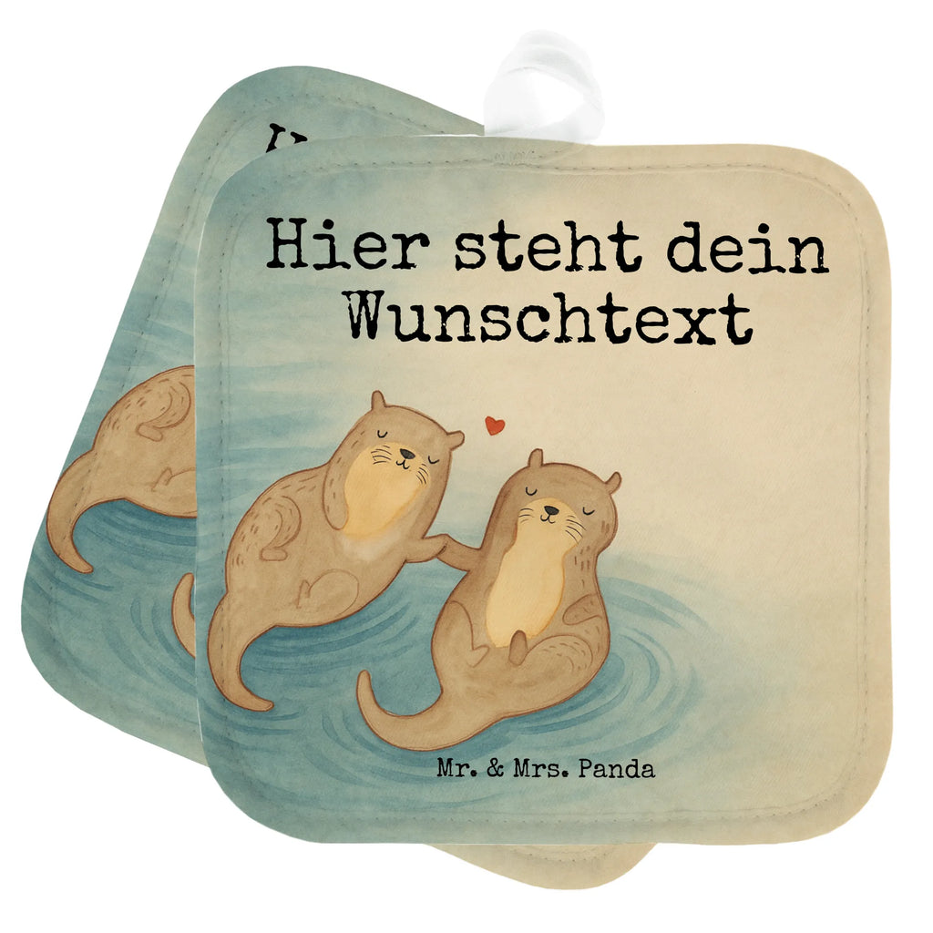 Personalisierte Topflappen Otter Hände halten Design Personalisierte Topfuntersetzer, Topflappen mit Namen, Namensaufdruck, Personalisierter Ofenhandschuh, Topflappen personalisiert, Topflappen Set personalisiert, Otter, Fischotter, Seeotter, Otter Seeotter See Otter