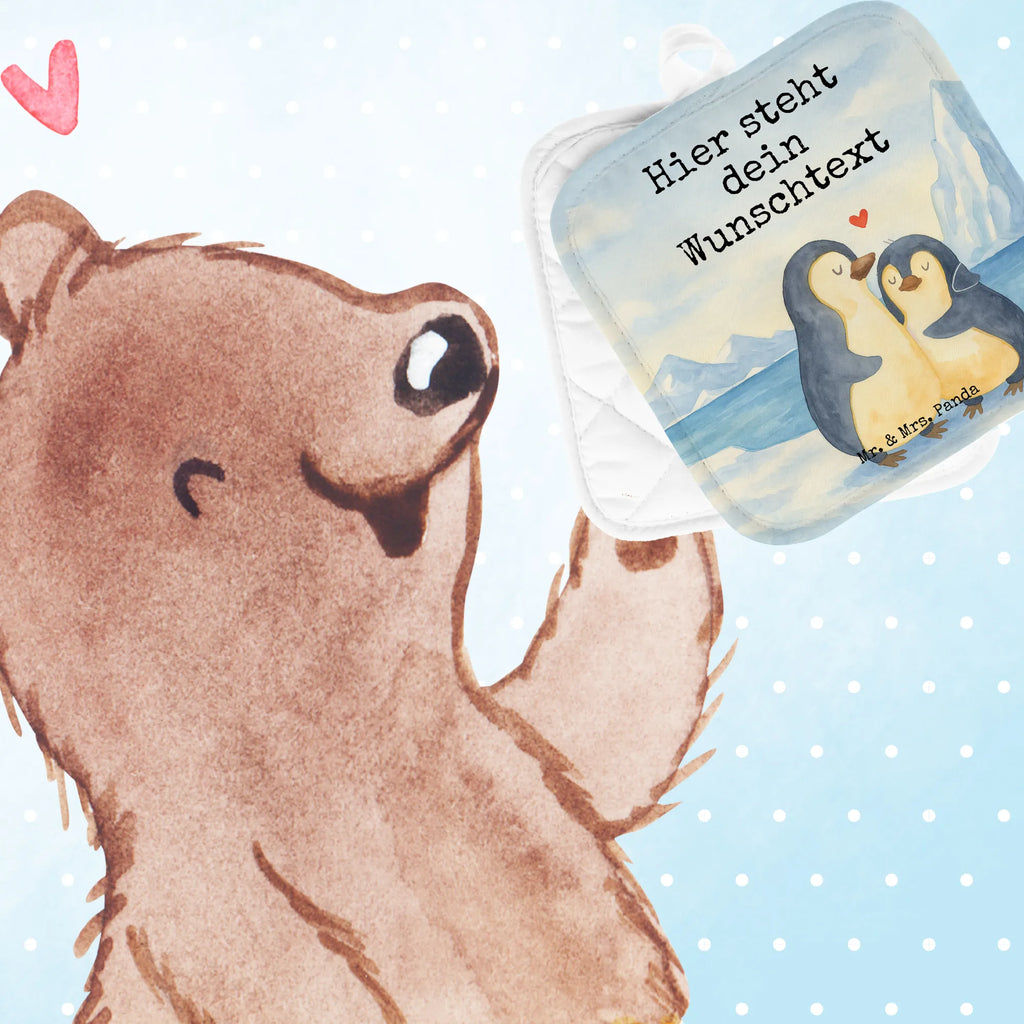 Personalisierte Topflappen Pinguin umarmen Design Topflappen Set personalisiert, Personalisierte Topfuntersetzer, Topflappen mit Namen, Personalisierter Ofenhandschuh, Namensaufdruck, Topflappen personalisiert, Pinguin, Hochzeitsgeschenk, Liebe, Jahrestag, Verlobung, Liebesbeweis, Liebespaar, Hochzeitstag, Liebesgeschenk, Hochzeit