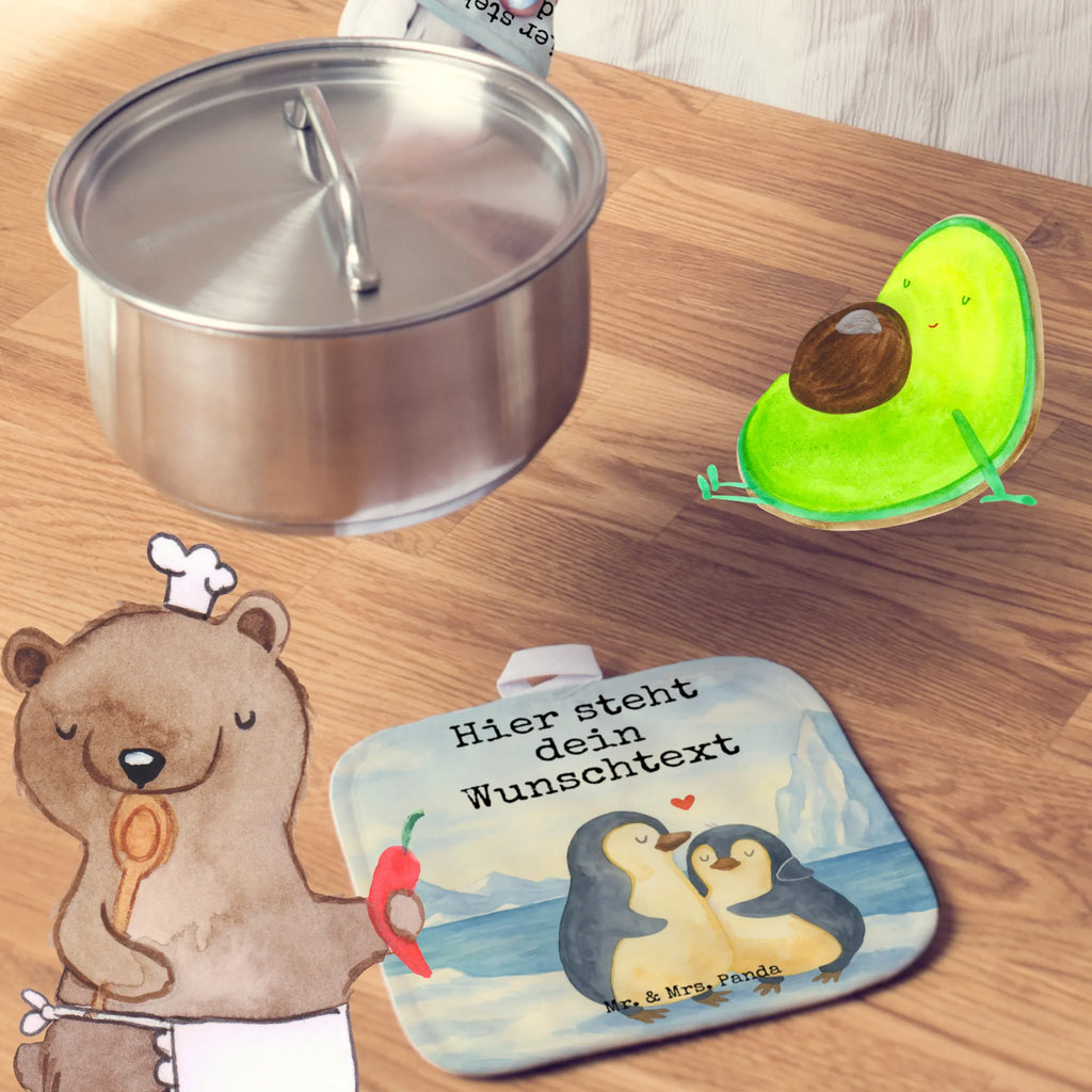 Personalisierte Topflappen Pinguin umarmen Design Topflappen Set personalisiert, Personalisierte Topfuntersetzer, Topflappen mit Namen, Personalisierter Ofenhandschuh, Namensaufdruck, Topflappen personalisiert, Pinguin, Hochzeitsgeschenk, Liebe, Jahrestag, Verlobung, Liebesbeweis, Liebespaar, Hochzeitstag, Liebesgeschenk, Hochzeit