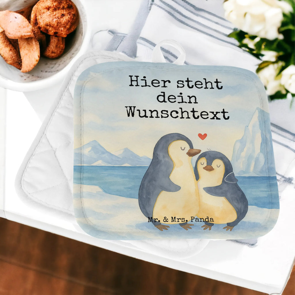 Personalisierte Topflappen Pinguin umarmen Design Topflappen Set personalisiert, Personalisierte Topfuntersetzer, Topflappen mit Namen, Personalisierter Ofenhandschuh, Namensaufdruck, Topflappen personalisiert, Pinguin, Hochzeitsgeschenk, Liebe, Jahrestag, Verlobung, Liebesbeweis, Liebespaar, Hochzeitstag, Liebesgeschenk, Hochzeit