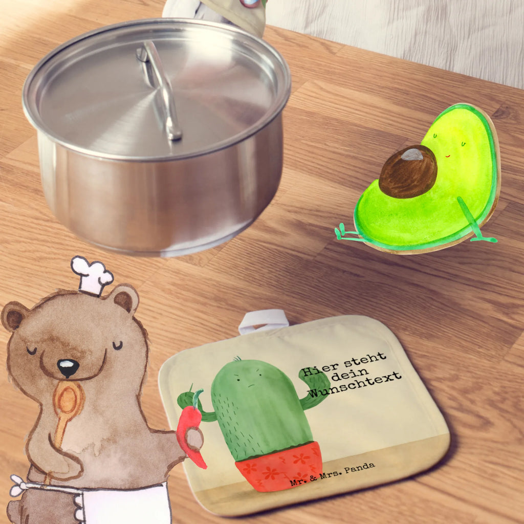 Personalisierte Topflappen Kaktus Wut Design Personalisierter Ofenhandschuh, Topflappen Set personalisiert, Topflappen mit Namen, Namensaufdruck, Topflappen personalisiert, Personalisierte Topfuntersetzer, Kaktus, Kakteen, Schule, Chefin, Büroalltag, Kollege, Büro, Kollegin, wütend, ärgern