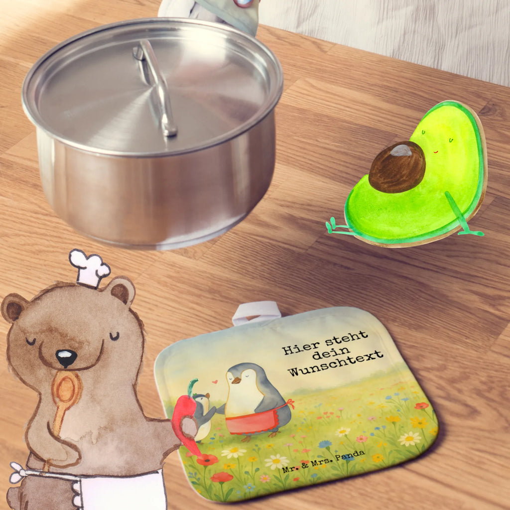 Personalisierte Topflappen Pinguin mit Kind Design Namensaufdruck, Personalisierte Topfuntersetzer, Topflappen mit Namen, Topflappen Set personalisiert, Topflappen personalisiert, Personalisierter Ofenhandschuh, Familie, Vatertag, Muttertag, Bruder, Schwester, Mama, Papa, Oma, Opa, Mutter, Mutti, Mami, Geschenk, Geburststag