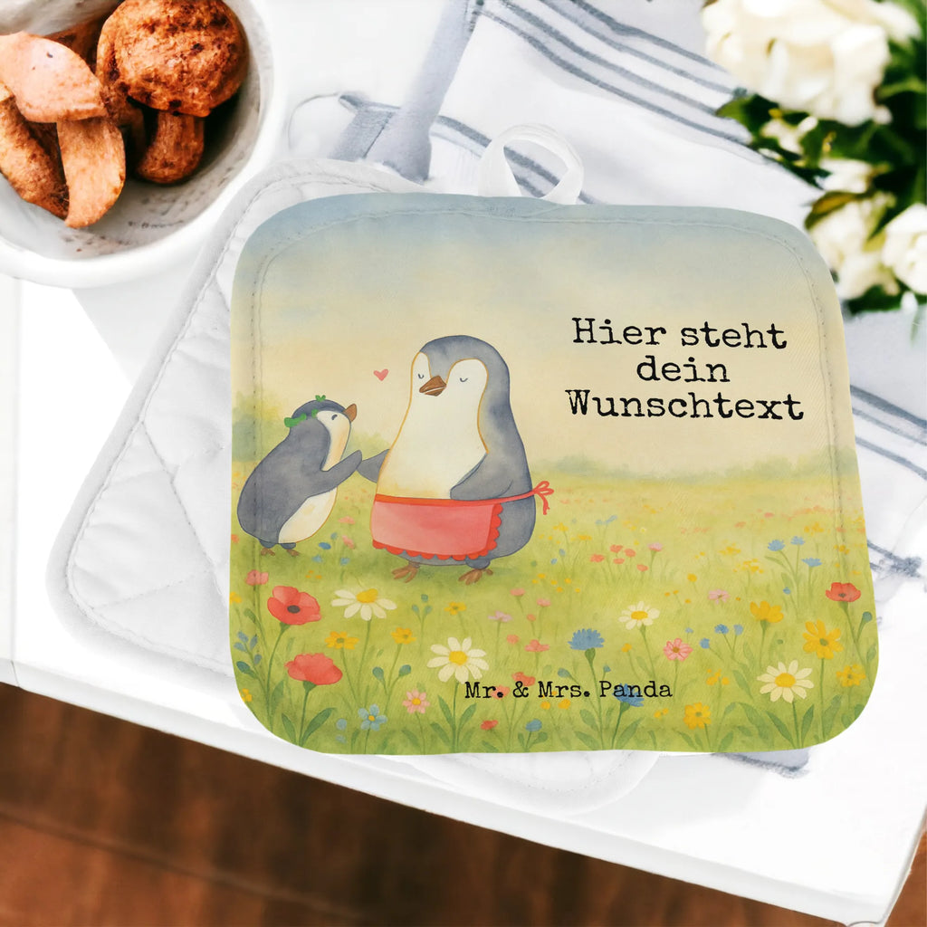 Personalisierte Topflappen Pinguin mit Kind Design Namensaufdruck, Personalisierte Topfuntersetzer, Topflappen mit Namen, Topflappen Set personalisiert, Topflappen personalisiert, Personalisierter Ofenhandschuh, Familie, Vatertag, Muttertag, Bruder, Schwester, Mama, Papa, Oma, Opa, Mutter, Mutti, Mami, Geschenk, Geburststag