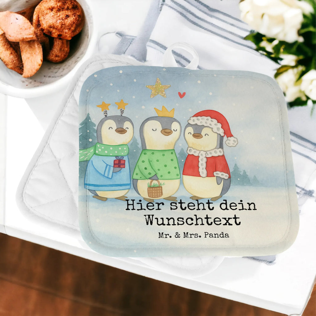 Personalisierte Topflappen Winterzeit Heilige drei Könige Design Namensaufdruck, Topflappen personalisiert, Topflappen mit Namen, Topflappen Set personalisiert, Personalisierter Ofenhandschuh, Personalisierte Topfuntersetzer, Winter, Weihnachten, Weihnachtsdeko, Nikolaus, Advent, Heiligabend, Wintermotiv, Weihnachtstage, Weihnachtszeit, Heilige drei Könige, Weihnachtsmann