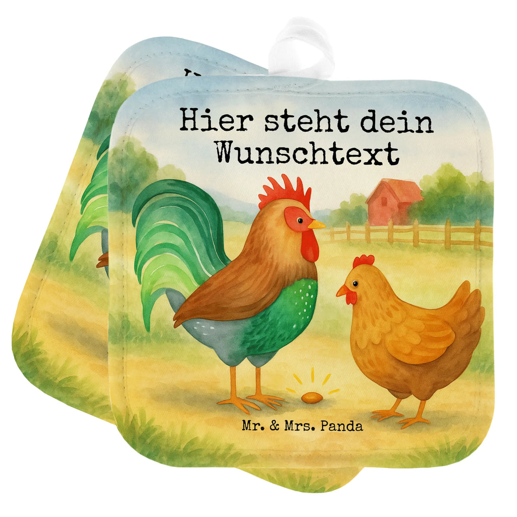 Personalisierte Topflappen Hahn Korn Design Namensaufdruck, Personalisierter Ofenhandschuh, Personalisierte Topfuntersetzer, Topflappen mit Namen, Topflappen personalisiert, Topflappen Set personalisiert, Bauernhof, Hoftiere, Landwirt, Landwirtin, Korn, Eier, Natur, Hahn, Henne
