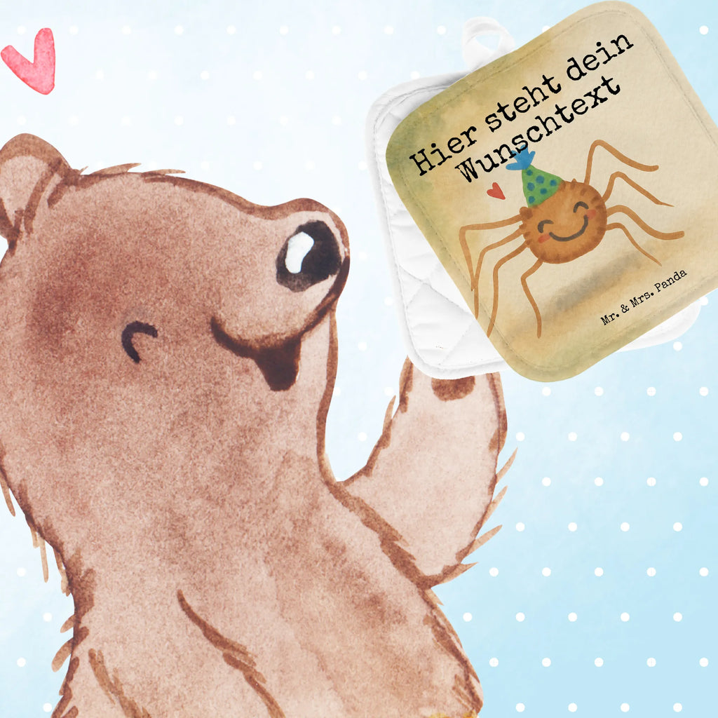 Personalisierte Topflappen Spinne Agathe Party Design Personalisierter Ofenhandschuh, Topflappen Set personalisiert, Personalisierte Topfuntersetzer, Topflappen mit Namen, Topflappen personalisiert, Namensaufdruck, Spinne Agathe, Spinne, Agathe, Videos, Merchandise, Motivation, Wunder, Selbstliebe, Glück