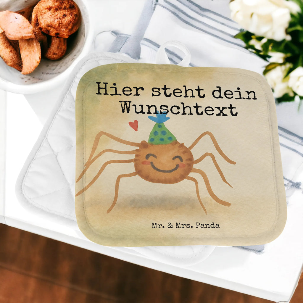 Personalisierte Topflappen Spinne Agathe Party Design Personalisierter Ofenhandschuh, Topflappen Set personalisiert, Personalisierte Topfuntersetzer, Topflappen mit Namen, Topflappen personalisiert, Namensaufdruck, Spinne Agathe, Spinne, Agathe, Videos, Merchandise, Motivation, Wunder, Selbstliebe, Glück