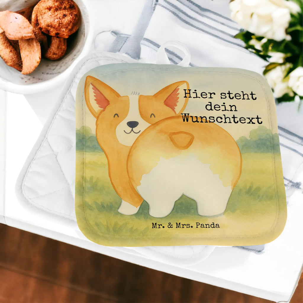 Personalisierte Topflappen Corgi Po Design Topflappen mit Namen, Personalisierter Ofenhandschuh, Topflappen personalisiert, Namensaufdruck, Topflappen Set personalisiert, Personalisierte Topfuntersetzer, Hund, Hundemotiv, Haustier, Hunderasse, Tierliebhaber, Hundebesitzer, Sprüche, Selbstliebe, Hundeliebe, Corgie, Motivation, Spruch