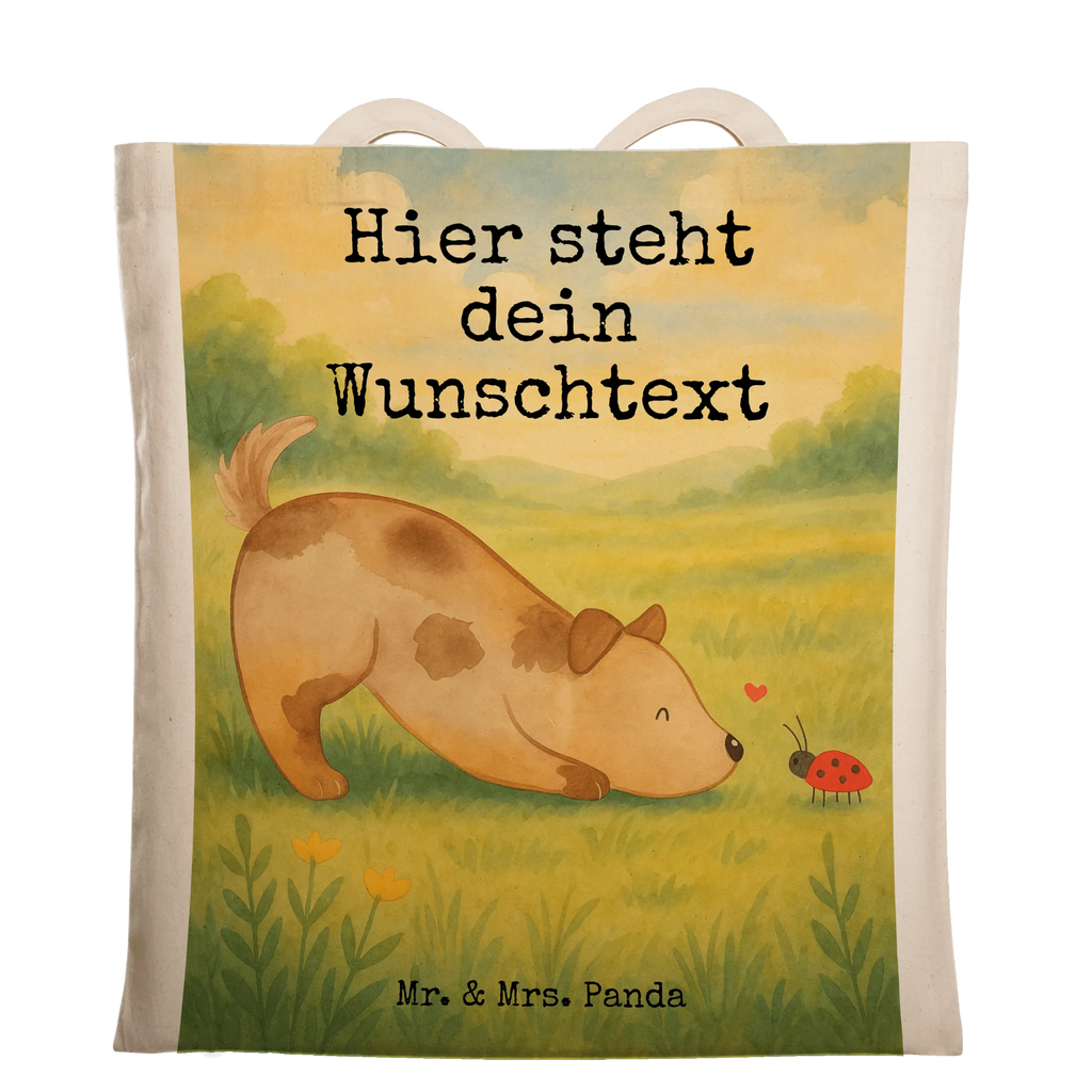 Personalisierte Tragetasche Hund Marienkäfer Design Personalisierte Einkaufstasche, Personalisierter Stoffbeutel, Personalisierte Beuteltasche, Einkaufstasche mit Namen, Tragetasche mit Namen, Personalisierte Tasche, Personalisierter Jutebeutel, Personalisierter Beutel, Stoffbeutel mit Namen, Personalisierte Kindergartentasche, Personalisierte Jutetasche, Hund, Hundemotiv, Haustier, Hunderasse, Tierliebhaber, Hundebesitzer, Sprüche, Hundespruch, Hunde, Marienkäfer, Mischling, Mischlinghund