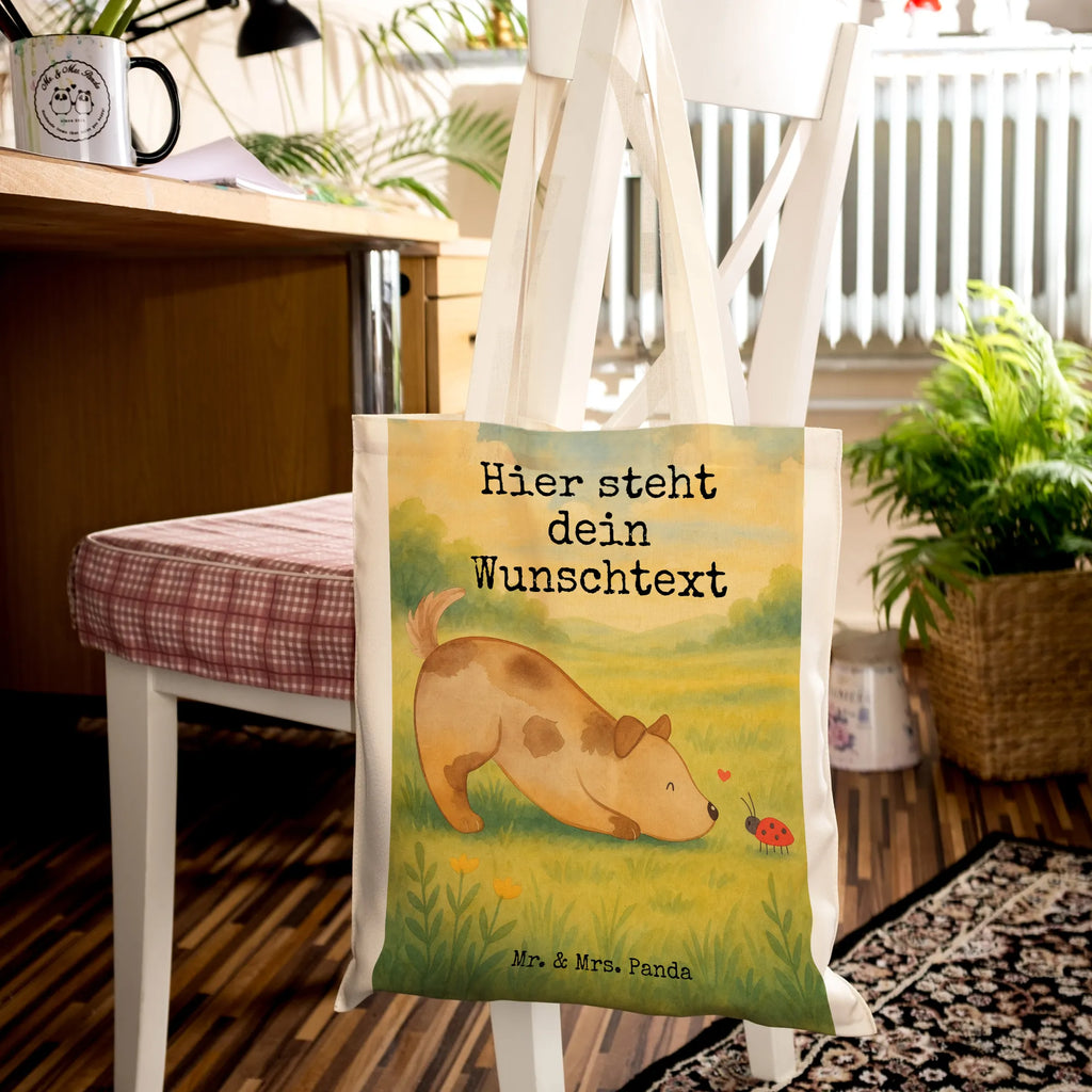 Personalisierte Tragetasche Hund Marienkäfer Design Personalisierte Einkaufstasche, Personalisierter Stoffbeutel, Personalisierte Beuteltasche, Einkaufstasche mit Namen, Tragetasche mit Namen, Personalisierte Tasche, Personalisierter Jutebeutel, Personalisierter Beutel, Stoffbeutel mit Namen, Personalisierte Kindergartentasche, Personalisierte Jutetasche, Hund, Hundemotiv, Haustier, Hunderasse, Tierliebhaber, Hundebesitzer, Sprüche, Hundespruch, Hunde, Marienkäfer, Mischling, Mischlinghund