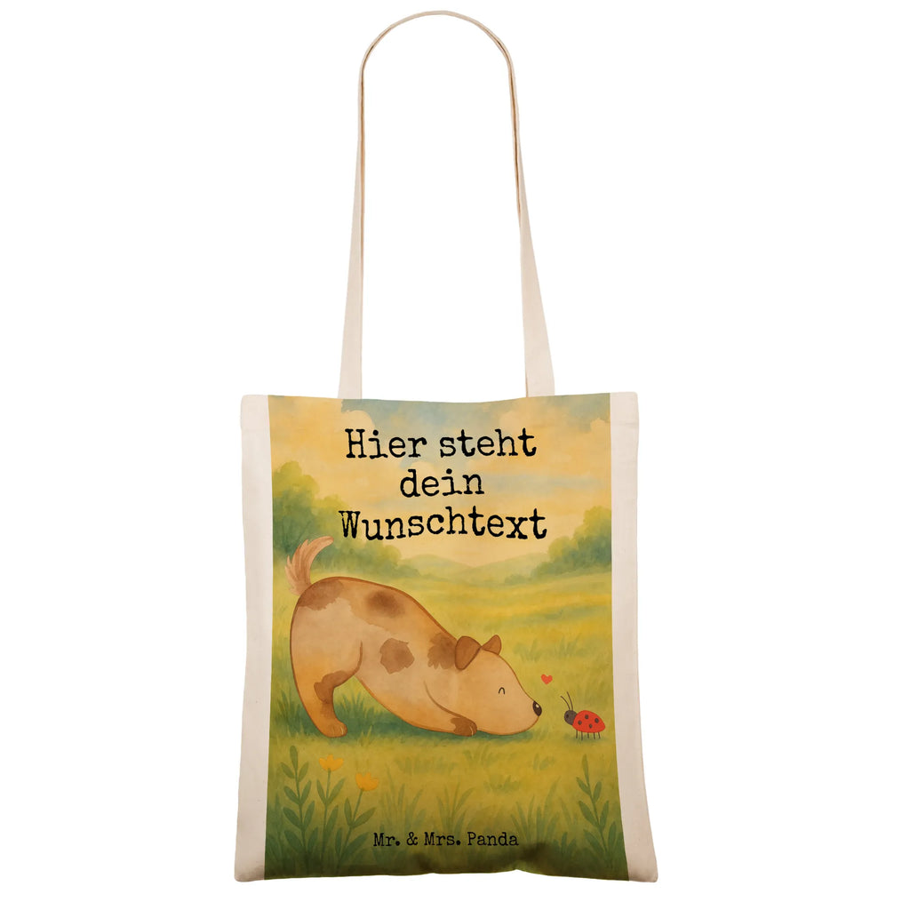 Personalisierte Tragetasche Hund Marienkäfer Design Personalisierte Einkaufstasche, Personalisierter Stoffbeutel, Personalisierte Beuteltasche, Einkaufstasche mit Namen, Tragetasche mit Namen, Personalisierte Tasche, Personalisierter Jutebeutel, Personalisierter Beutel, Stoffbeutel mit Namen, Personalisierte Kindergartentasche, Personalisierte Jutetasche, Hund, Hundemotiv, Haustier, Hunderasse, Tierliebhaber, Hundebesitzer, Sprüche, Hundespruch, Hunde, Marienkäfer, Mischling, Mischlinghund