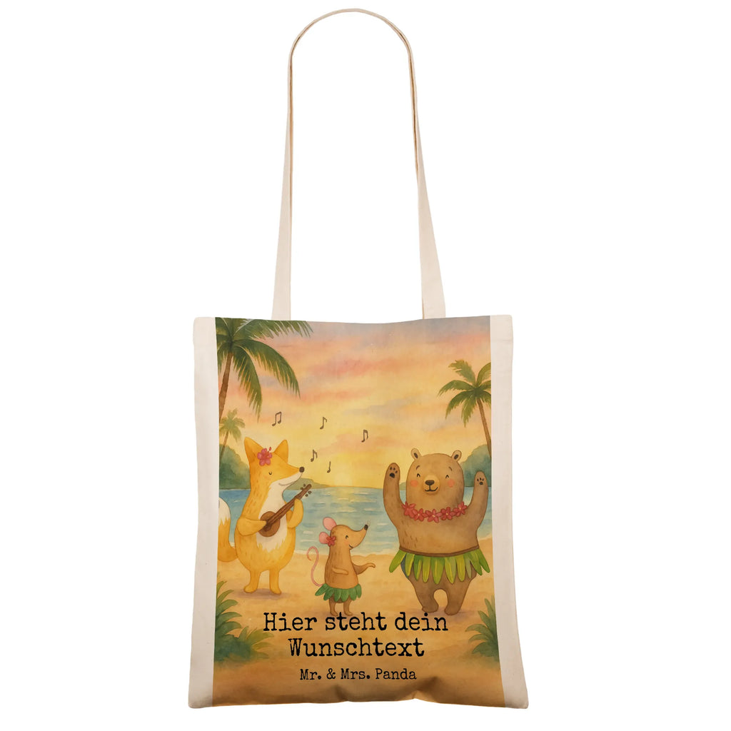 Personalisierte Tragetasche Waldtiere Aloha Design Umhängetasche, Tüte, Einkaufstasche mit Namen, Stoffbeutel mit Namen, Einkaufsbeutel, Personalisierte Tasche, Schultertasche, Statementbeutel, Personalisierte Kindergartentasche, Personalisierte Einkaufstasche, Tragetasche mit Namen, Personalisierte Jutetasche, Personalisierter Beutel, Personalisierte Beuteltasche, Personalisierter Stoffbeutel, Strandtasche, Personalisierter Jutebeutel, Tasche, Shopper, lustige Sprüche, Tiere, Tiermotive, Gute Laune, Musik, Hase, Wald, Leben, Waldtiere, Aloha, Lachen, Tanzen, Bär, Igel