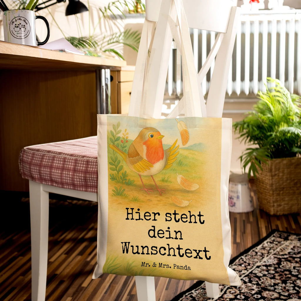 Personalisierte Tragetasche Rotkehlchen Federn Design Stoffbeutel mit Namen, Personalisierte Jutetasche, Personalisierte Beuteltasche, Einkaufstasche mit Namen, Personalisierte Tasche, Personalisierter Beutel, Tragetasche mit Namen, Personalisierter Stoffbeutel, Personalisierte Einkaufstasche, Personalisierter Jutebeutel, Personalisierte Kindergartentasche, Tiermotive, Gute Laune, lustige Sprüche, Tiere, Spruch Mut, Motivation Sprüche, What if i fall, Vogel, Motivationsbilder, Rotkehlchen, Spruch Motivation, fliegen